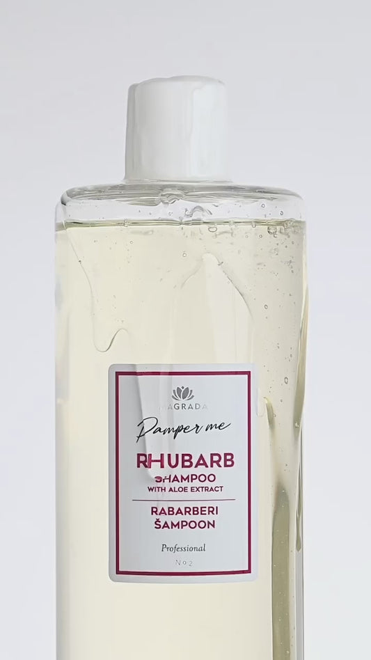 Rhubarb and Aloe Vera Shampoo, Revitalization and Shine, 250 ml