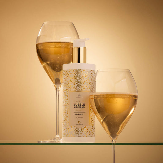 Gel Bubble et 2 verres de champagne