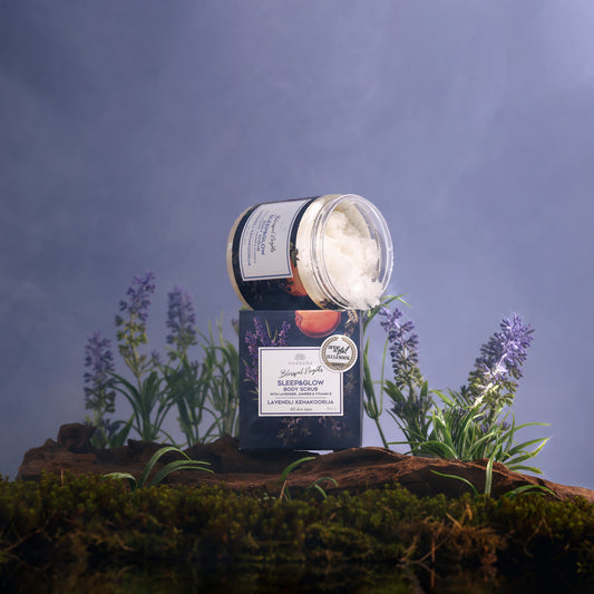 Relaxing Body Scrub, Lavender and Grapefruit Essential Oil, 250 ml 