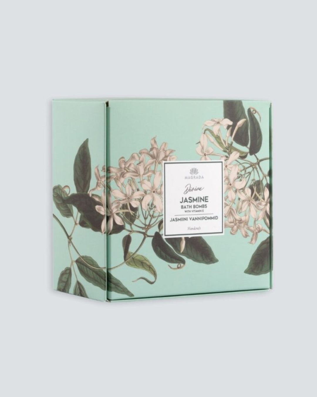 Lot de 4 Bombes de Bain Divines, Jasmin et Vitamine E, 125g de Magrada