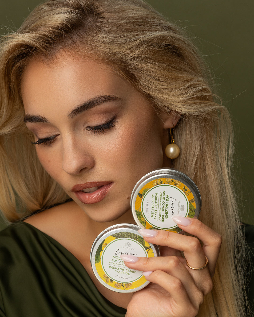 Shampoing et Après Shampoing Solides Tilleul et Bouleau Nordique et leur boîte