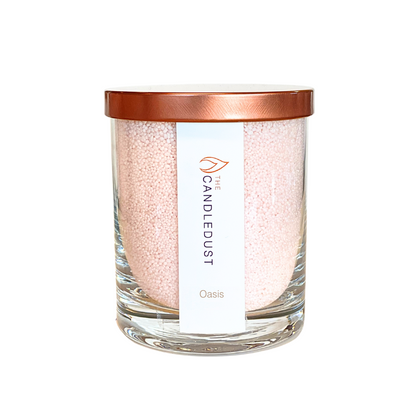 Bougie en Poudre Oasis dans un verre