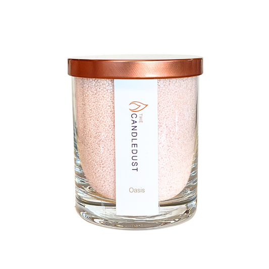 Bougie en Poudre Oasis dans un verre
