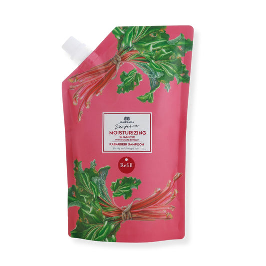 Recharge Shampoing Rhubarbe et Aloe Vera, 500 ml